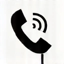 A classic telephone icon, symbolizing direct phone communication.
